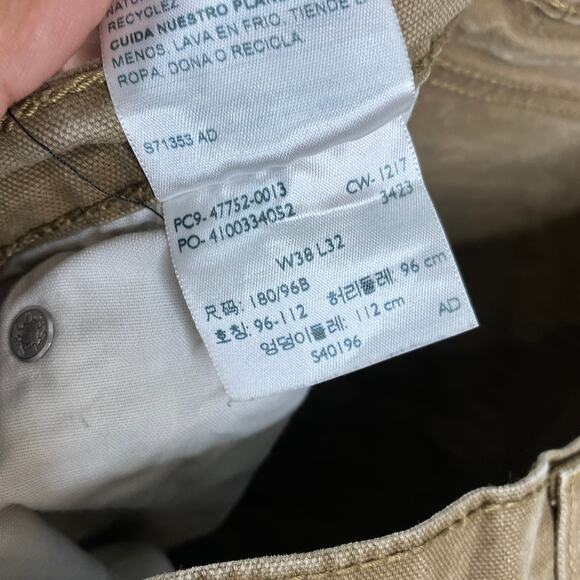 Denizen Levi's Jeans Mens Size 38x32 Brown Straight Fit Stretch Casual Denim - Picture 7 of 11